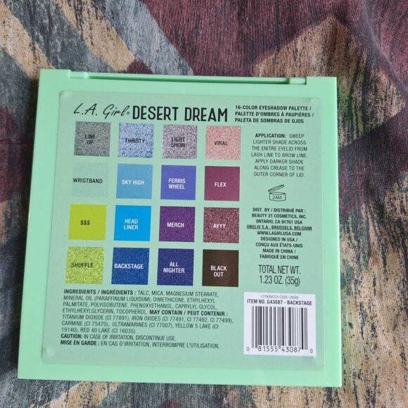 🎤 L.A. Girl Main Stage – Desert Dream Eyeshadow Palette 🌈 - Picture 5 of 5